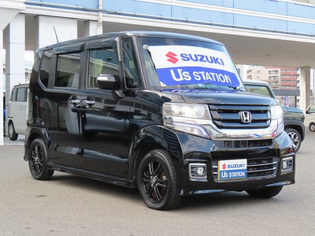 N-BOXカスタム G SS ブラックスタイルパッケージ バックカメラ オートライト Bluetooth 両側電動スライドドア ナビ プッシュスタート ETC オートエアコン 禁煙車 衝突被害軽減システム 横滑り防止機能 盗難防止システム 1年保証付(11枚目)