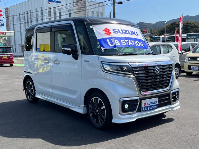 スペーシアカスタム ＨＹＢＲＩＤ　ＸＳ　ナビ　ＥＴＣ　ドラレコ　バックカメラ　両側電動スライド　オートライト　Ｂｌｕｅｔｏｏｔｈ　シートヒーター　禁煙車　スズキセーフティーサポート　アイドリングストップ　盗難防止システム　横滑り防止機能（17枚目）