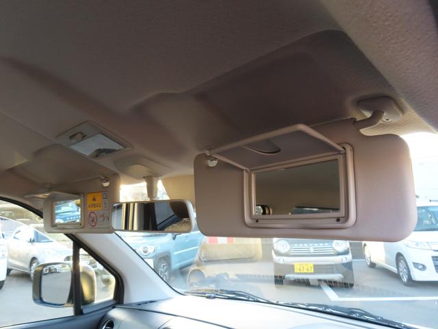 ミラー付きサンバイザー!ちょっとした身だしなみチェックが出来ますよ!