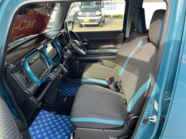 ハスラー ＨＹＢＲＩＤ　Ｘターボ　全方位モニター付きナビ　ドラレコ　ＥＴＣ　スズキセーフティーサポート　アイドリングストップ　盗難防止システム　オートライト　Ｂｌｕｅｔｏｏｔｈ　プッシュスタート　シートヒーター　横滑り防止機能（7枚目）