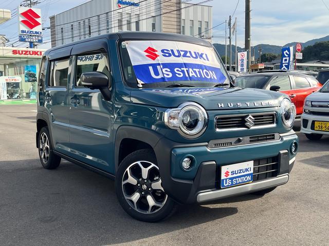 ハスラー ＨＹＢＲＩＤ　Ｘターボ　全方位モニター付きナビ　ドラレコ　ＥＴＣ　スズキセーフティーサポート　アイドリングストップ　盗難防止システム　オートライト　Ｂｌｕｅｔｏｏｔｈ　プッシュスタート　シートヒーター　横滑り防止機能（18枚目）