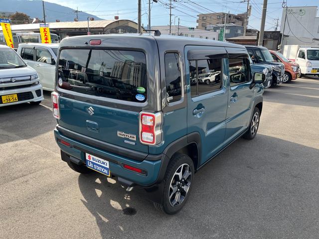 ハスラー ＨＹＢＲＩＤ　Ｘターボ　全方位モニター付きナビ　ドラレコ　ＥＴＣ　スズキセーフティーサポート　アイドリングストップ　盗難防止システム　オートライト　Ｂｌｕｅｔｏｏｔｈ　プッシュスタート　シートヒーター　横滑り防止機能（20枚目）