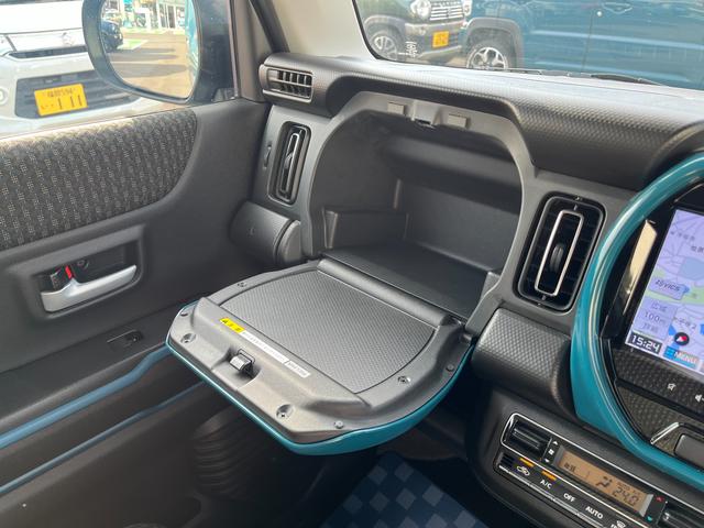 ハスラー ＨＹＢＲＩＤ　Ｘターボ　全方位モニター付きナビ　ドラレコ　ＥＴＣ　スズキセーフティーサポート　アイドリングストップ　盗難防止システム　オートライト　Ｂｌｕｅｔｏｏｔｈ　プッシュスタート　シートヒーター　横滑り防止機能（34枚目）