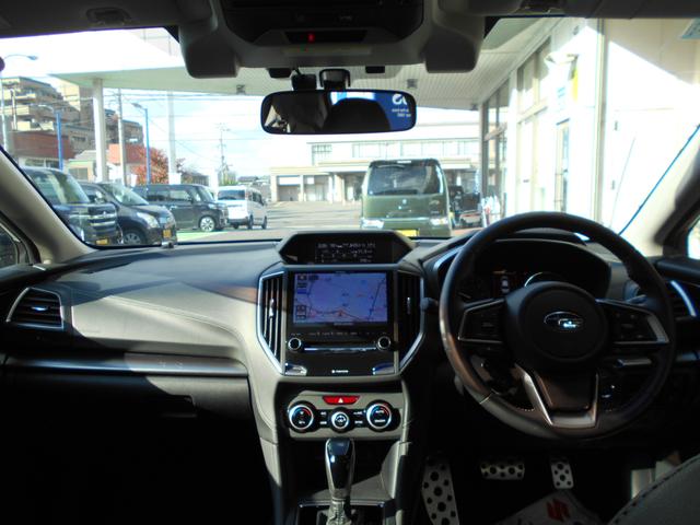 インプレッサスポーツ ２．０Ｉ－Ｓアイサイト　衝突軽減ブレーキ　純正ナビ　バックカメラ　ブラックレザーセレクション　パワーシート　前方ドライブレコーダー　ＥＴＣ　アダクティブクルーズコントロール　シートヒーター　１年保証付き（2枚目）