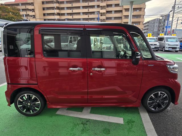 スペーシアカスタム カスタム　ＨＹＢＲＩＤ　ＸＳ　３型　衝突軽減ブレーキ　リアパーキングセンサー　純正９型ナビ　ＣＤ／ＤＶＤ／Ｂｌｕｅｔｏｏｔｈ対応　全方位カメラ　両側電動スライドドア　ＬＥＤヘッドライト　スマートキー　３年保証付き（10枚目）