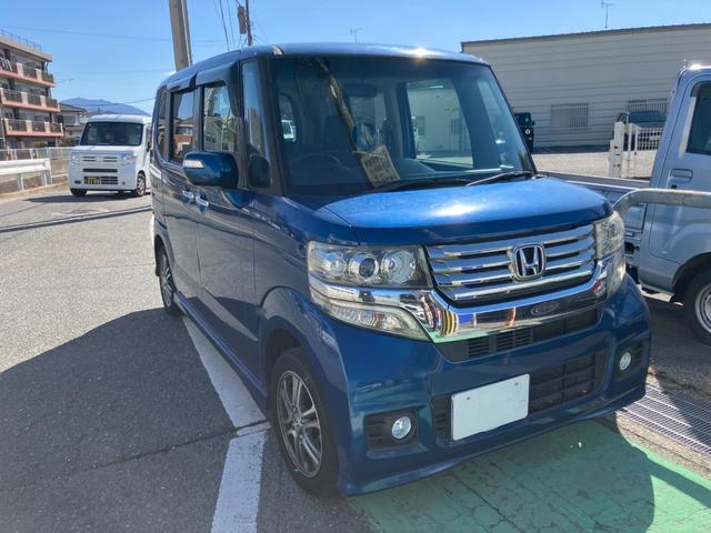 N-BOXカスタム G・Lパッケージ ナビ フルセグTV バックカメラ キセノンヘッドライト 15インチアルミ 電動スライドドア(3枚目)