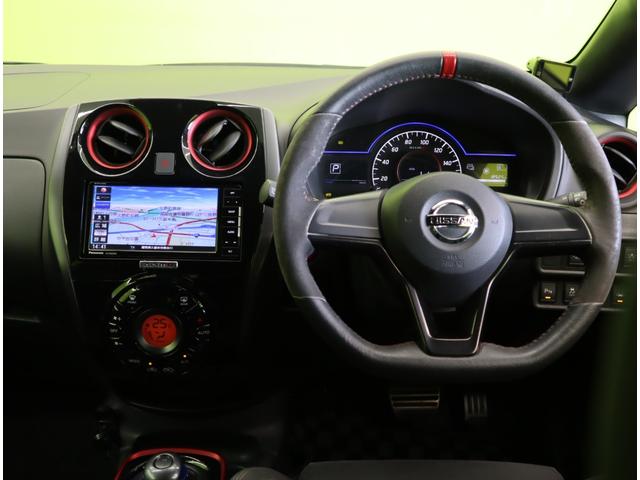 ノート ｅ－パワーニスモ／ワンオーナー／禁煙車／　フルセグＳＤナビ／インテリキー／Ｐスタート／エマブレ／ＬＤＷ／ドラレコ／ＥＴＣ／革巻ステア／Ｆ＆Ｒソナー／電格ミラー／ハイビームアシスト／ＬＥＤ／１６ＡＷ（11枚目）