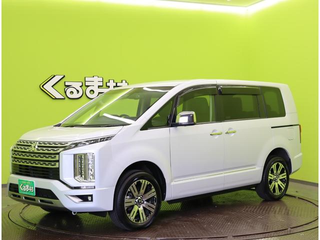 デリカD:5 P/走行8800km/8人乗/ディーゼルTB/4WD/ 10型フルセグナビ/マルチアラウンドM/両側自動ドア/スマートキー/ETC/革調シートカバー/アダプティブクルコン/BSW/LDW/オートハイビーム/LED/18AW/CVT/4WD/8人乗(2枚目)