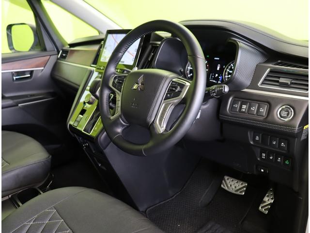 デリカD:5 P/走行8800km/8人乗/ディーゼルTB/4WD/ 10型フルセグナビ/マルチアラウンドM/両側自動ドア/スマートキー/ETC/革調シートカバー/アダプティブクルコン/BSW/LDW/オートハイビーム/LED/18AW/CVT/4WD/8人乗(33枚目)