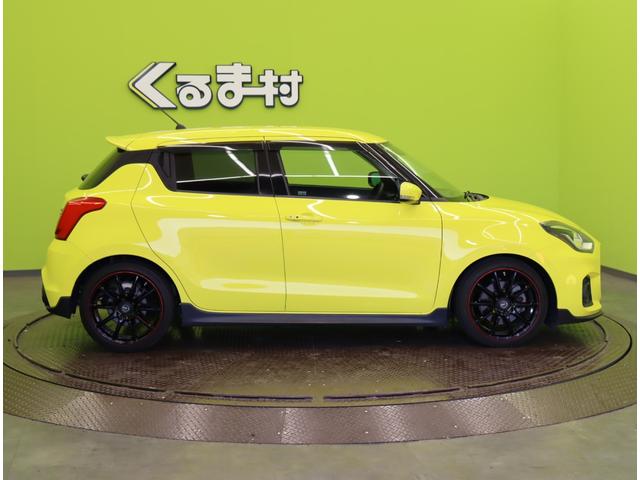 スイフトスポーツ ベースグレード／セーフティパッケージ装着車／／６速ＭＴ／　ディスプレイオーディオ／Ｂカメラ／スマートキー／デュアルセンサーブレーキ／アダプティブクルーズ／革巻ステア／ハイビームアシスト／ＬＥＤライト／ＴＥＩＮ車高調／ＲＡＹＳ１７ＡＷ／６速ＭＴ（5枚目）