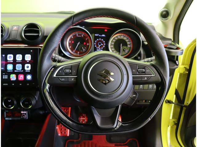 スイフトスポーツ ベースグレード／セーフティパッケージ装着車／／６速ＭＴ／　ディスプレイオーディオ／Ｂカメラ／スマートキー／デュアルセンサーブレーキ／アダプティブクルーズ／革巻ステア／ハイビームアシスト／ＬＥＤライト／ＴＥＩＮ車高調／ＲＡＹＳ１７ＡＷ／６速ＭＴ（18枚目）