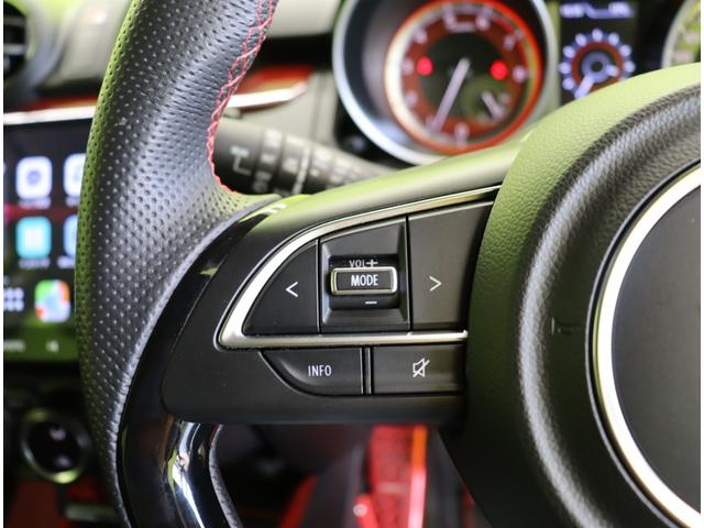 スイフトスポーツ ベースグレード／セーフティパッケージ装着車／／６速ＭＴ／　ディスプレイオーディオ／Ｂカメラ／スマートキー／デュアルセンサーブレーキ／アダプティブクルーズ／革巻ステア／ハイビームアシスト／ＬＥＤライト／ＴＥＩＮ車高調／ＲＡＹＳ１７ＡＷ／６速ＭＴ（19枚目）