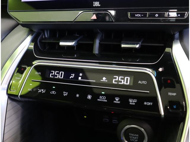 ハリアー Ｚ　レザーパッケージ／ワンオーナー／調光パノラマルーフ／　１２．３型フルセグナビ／Ｂカメラ／Ｄインナーミラー／黒革シート／レーダークルーズ／プリクラッシュ／ＢＳＭ／ＰＫＳＢ／スマートキー／Ｐバックドア／調光パノラマルーフ／ＬＥＤ／１９ＡＷ／ＣＶＴ（17枚目）