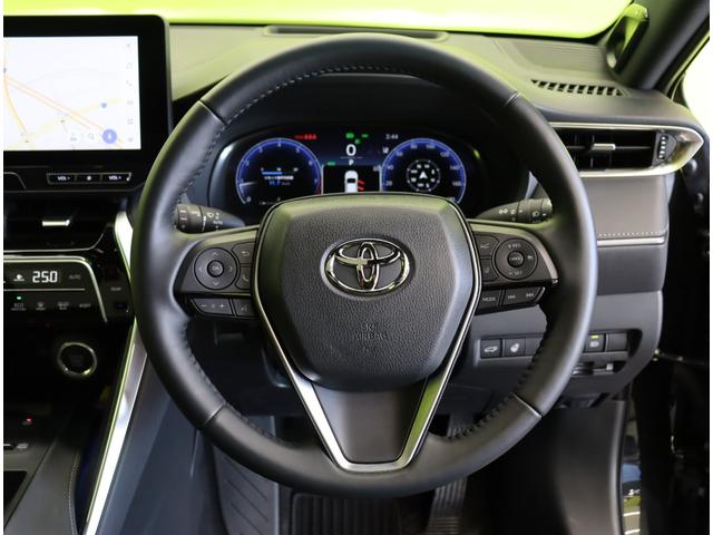 ハリアー Ｚ　レザーパッケージ／ワンオーナー／調光パノラマルーフ／　１２．３型フルセグナビ／Ｂカメラ／Ｄインナーミラー／黒革シート／レーダークルーズ／プリクラッシュ／ＢＳＭ／ＰＫＳＢ／スマートキー／Ｐバックドア／調光パノラマルーフ／ＬＥＤ／１９ＡＷ／ＣＶＴ（22枚目）