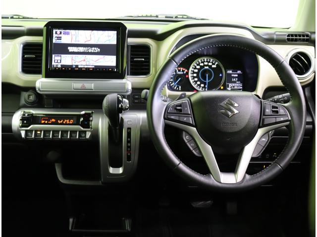 クロスビー ハイブリッドＭＺ／ワンオーナー／２トーンカラー／　フルセグＳＤナビ／全方位モニター／レーダークルーズ／デュアルカメラブレーキ／アイドリングＳ／スマートキー／シートヒーター／革巻ステア／ハイビームアシスト／ＬＥＤ／１６ＡＷ／ＣＶＴ（11枚目）