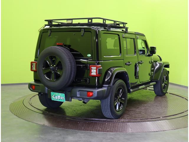 ジープ・ラングラーアンリミテッド サハラ／ワンオーナー／　フルセグナビ／Ｆ＆Ｂカメラ／黒革シート／アダプティブクルーズ／スマートキー／自動緊急ブレーキ／ブラインドスポット／オートＬＥＤ／ルーフラック／社外Ｆバンパー＆ステップ／１８ＡＷ／８ＡＴ（6枚目）