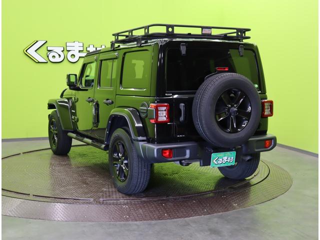 ジープ・ラングラーアンリミテッド サハラ／ワンオーナー／　フルセグナビ／Ｆ＆Ｂカメラ／黒革シート／アダプティブクルーズ／スマートキー／自動緊急ブレーキ／ブラインドスポット／オートＬＥＤ／ルーフラック／社外Ｆバンパー＆ステップ／１８ＡＷ／８ＡＴ（8枚目）