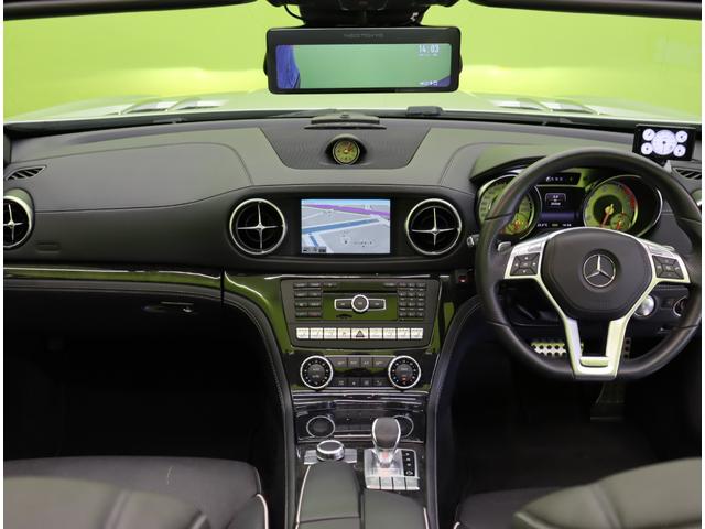 ＳＬ ＳＬ３５０／ＡＭＧスポーツＰＫＧ／走行３５６００ｋｍ／　マジックスカイバリオルーフ／フルセグナビ／Ｂカメラ／黒革エアシート／スマートキー／プレセーフブレーキ／ブラインドスポット／レーンキープ／ＨＩＤライト／ＡＭＧ２０ＡＷ／７ＡＴ（10枚目）