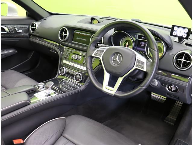 ＳＬ ＳＬ３５０／ＡＭＧスポーツＰＫＧ／走行３５６００ｋｍ／　マジックスカイバリオルーフ／フルセグナビ／Ｂカメラ／黒革エアシート／スマートキー／プレセーフブレーキ／ブラインドスポット／レーンキープ／ＨＩＤライト／ＡＭＧ２０ＡＷ／７ＡＴ（31枚目）
