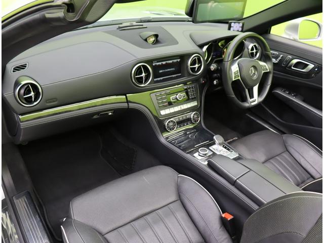 ＳＬ ＳＬ３５０／ＡＭＧスポーツＰＫＧ／走行３５６００ｋｍ／　マジックスカイバリオルーフ／フルセグナビ／Ｂカメラ／黒革エアシート／スマートキー／プレセーフブレーキ／ブラインドスポット／レーンキープ／ＨＩＤライト／ＡＭＧ２０ＡＷ／７ＡＴ（40枚目）