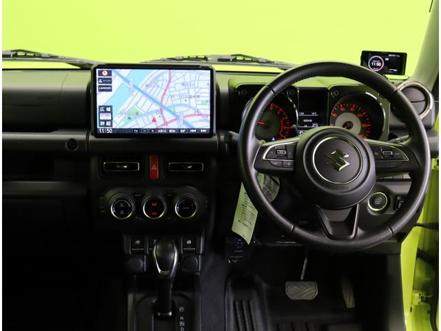 ジムニー ＸＣ／走行１２６００ｋｍ／ＡＴ車／４ＷＤ／　１０型フルセグナビ／Ｂカメラ／デュアルセンサーブレーキ／クルコン／ＥＴＣ／スマートキー／ドラレコ／電格ミラー／ハイビームアシスト／ＬＥＤ／背面タイヤ／１６ＡＷ（11枚目）