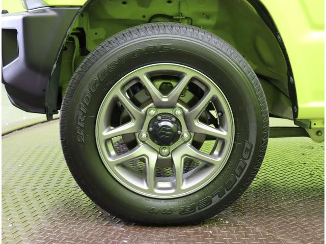 ジムニー ＸＣ／走行１２６００ｋｍ／ＡＴ車／４ＷＤ／　１０型フルセグナビ／Ｂカメラ／デュアルセンサーブレーキ／クルコン／ＥＴＣ／スマートキー／ドラレコ／電格ミラー／ハイビームアシスト／ＬＥＤ／背面タイヤ／１６ＡＷ（62枚目）