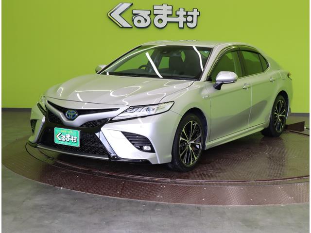 カムリ ＷＳレザーパッケージ／走行１０７００ｋｍ／　フルセグナビ／Ｂカメラ／レザーシート／スマートキー／革巻ステア／パドルシフト／セーフフティセンス／ＢＳＭ／ＲＣＴＡ／ドラレコ／クリアランスソナー／オートＬＥＤ／１８ＡＷ／ＣＶＴ（2枚目）