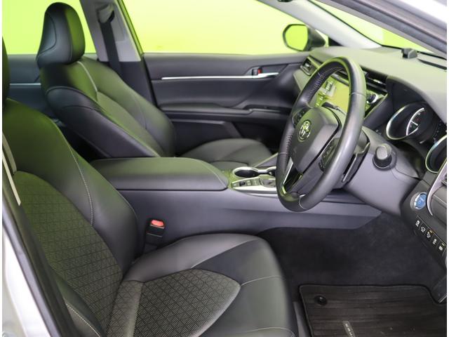 カムリ ＷＳレザーパッケージ／走行１０７００ｋｍ／　フルセグナビ／Ｂカメラ／レザーシート／スマートキー／革巻ステア／パドルシフト／セーフフティセンス／ＢＳＭ／ＲＣＴＡ／ドラレコ／クリアランスソナー／オートＬＥＤ／１８ＡＷ／ＣＶＴ（34枚目）