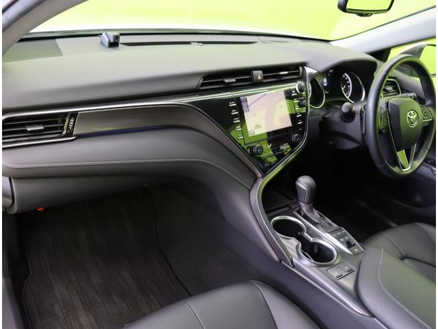 カムリ ＷＳレザーパッケージ／走行１０７００ｋｍ／　フルセグナビ／Ｂカメラ／レザーシート／スマートキー／革巻ステア／パドルシフト／セーフフティセンス／ＢＳＭ／ＲＣＴＡ／ドラレコ／クリアランスソナー／オートＬＥＤ／１８ＡＷ／ＣＶＴ（51枚目）