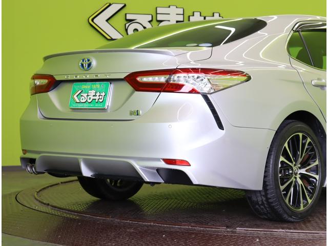 カムリ ＷＳレザーパッケージ／走行１０７００ｋｍ／　フルセグナビ／Ｂカメラ／レザーシート／スマートキー／革巻ステア／パドルシフト／セーフフティセンス／ＢＳＭ／ＲＣＴＡ／ドラレコ／クリアランスソナー／オートＬＥＤ／１８ＡＷ／ＣＶＴ（62枚目）