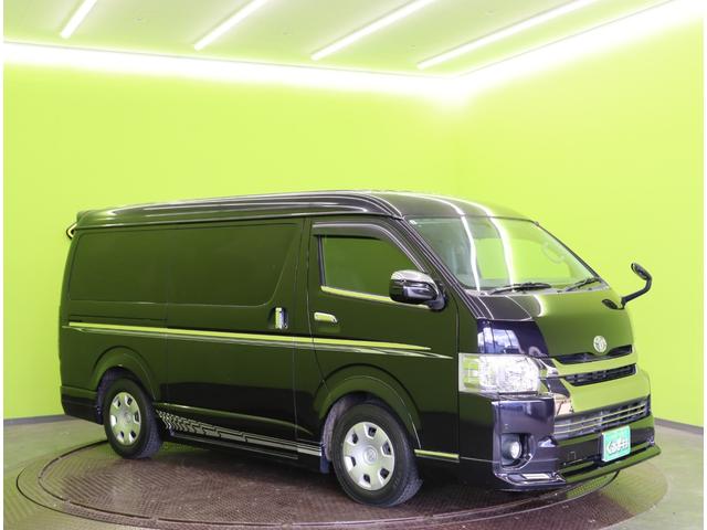 レジアスエースバン スーパーＧＬ　ダークプライム／モデリスタエアロ／　フルセグナビ／Ｂカメラ／両側パワースライドドア／ハーフレザー／スマートキー／ＥＴＣ／コンビステアＨ／社外テール／オートＬＥＤ／モデリスタエアロ／電格ミラー／６ＡＴ（4枚目）