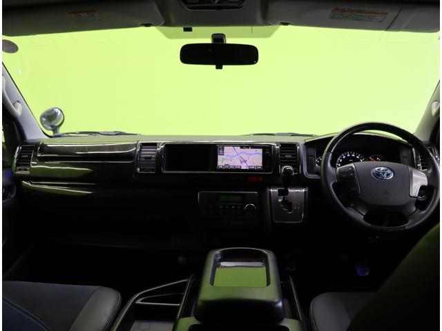 レジアスエースバン スーパーＧＬ　ダークプライム／モデリスタエアロ／　フルセグナビ／Ｂカメラ／両側パワースライドドア／ハーフレザー／スマートキー／ＥＴＣ／コンビステアＨ／社外テール／オートＬＥＤ／モデリスタエアロ／電格ミラー／６ＡＴ（10枚目）