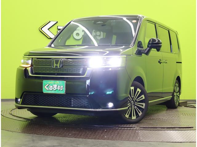 ステップワゴン ｅ：ＨＥＶスパーダ　プレミアムライン／ホンダセンシング／　１１．４型ナビＴＶ／マルチビューモニター／１５．６型フリップダウンＭ／両側自動ドア／スマートキー／ＣＭＢＳ／路外逸脱抑制／ブラインドスポット／オートハイビーム／ＬＥＤライト／１７ＡＷ／７人乗（75枚目）