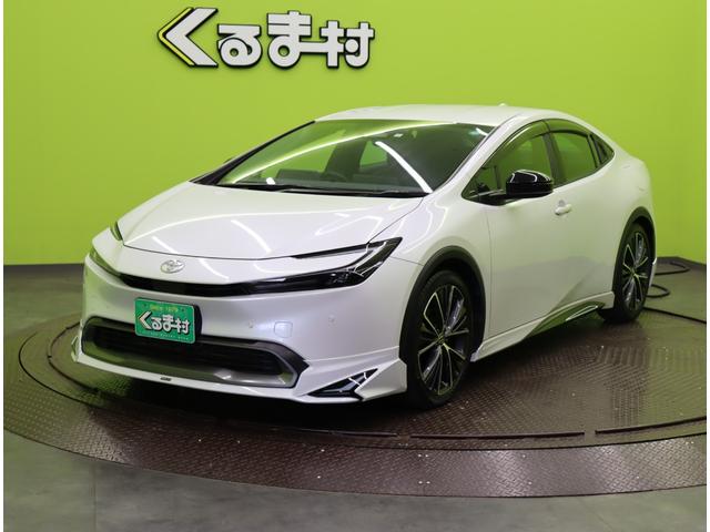 プリウス Ｇ／モデリスタエアロ／革調シートカバー／　フルセグナビ／Ｂカメラ／革調シートカバー／レーダークルーズ／プリクラッシュ／ＢＳＭ／ＰＫＳＢ／革巻ステア／スマートキー／クリアランスソナー／オートＬＥＤ／１９ＡＷ／モデリスタエアロ／ＣＶＴ（2枚目）
