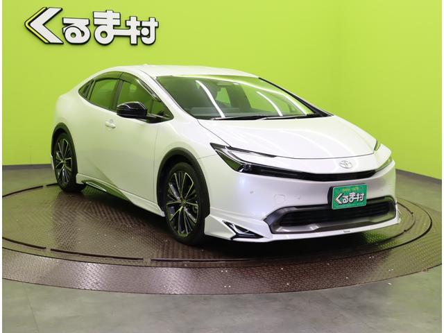 プリウス Ｇ／モデリスタエアロ／革調シートカバー／　フルセグナビ／Ｂカメラ／革調シートカバー／レーダークルーズ／プリクラッシュ／ＢＳＭ／ＰＫＳＢ／革巻ステア／スマートキー／クリアランスソナー／オートＬＥＤ／１９ＡＷ／モデリスタエアロ／ＣＶＴ（4枚目）