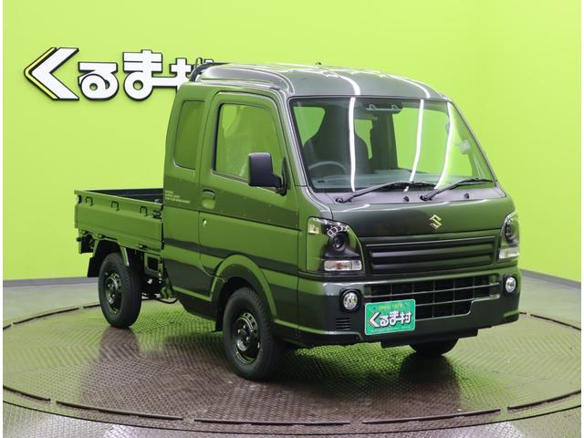 スーパーキャリイ Ｘリミテッド／届出済未使用車／４ＷＤ／オートマ／特別仕様車／　デュアルセンサーブレーキサポート／車線逸脱警報／ハイビームアシスト／キーレス／アイドリングＳ／オートＬＥＤ／作業灯／三方開／４ＷＤ／オートマ車／特別仕様車（4枚目）