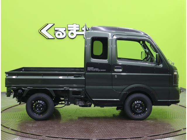 スーパーキャリイ Ｘリミテッド／届出済未使用車／４ＷＤ／オートマ／特別仕様車／　デュアルセンサーブレーキサポート／車線逸脱警報／ハイビームアシスト／キーレス／アイドリングＳ／オートＬＥＤ／作業灯／三方開／４ＷＤ／オートマ車／特別仕様車（5枚目）