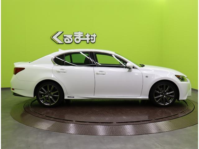 ＧＳ ＧＳ３００ｈ　Ｆスポーツ／黒革シート／走行５１９００ｋｍ／　１２．３型フルセグナビ／Ｂカメラ／黒革エアシート＆ヒーター／パドルシフト／ＰＣＳ／レーダークルコン／スマートキー／ＥＴＣ／ドラレコ／ＬＥＤ＆フォグ／１９ＡＷ／ＨＹＢＲＩＤ／ＣＶＴ（5枚目）