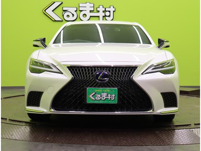 ＬＳ５００ｈＩパッケージ／ＬＳＳ＋／黒革／Ｄインナーミラー／　１２．３型フルセグメモリーナビ／パノラミックビュー／黒革エアシート／カードキー／レーダークルーズ／セーフティシステム＋／ＰＫＳＡ／Ｄインナーミラー／Ｐトランク／ドラレコ／オートＬＥＤ／１９ＡＷ／ＣＶＴ(3枚目)