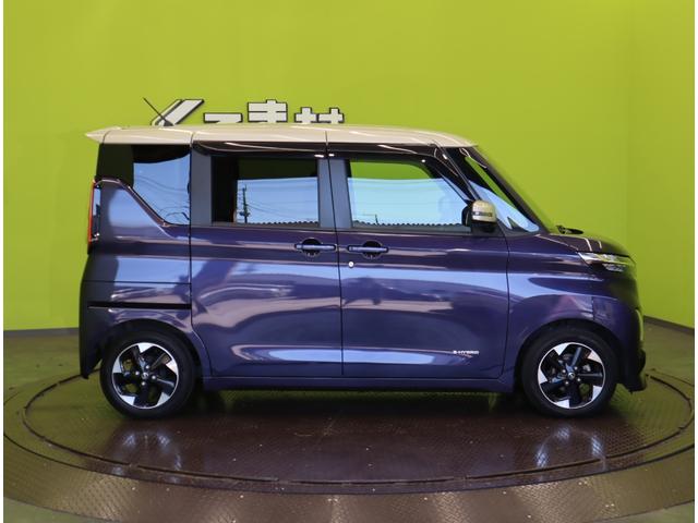 ルークス ハイウェイスター　Ｘ／２トーン／　９型フルセグナビ／アラウンドビュー／左側自動ドア／エマブレ／車線逸脱警報／インテリキー／ＥＴＣ／ドラレコ／アイドリングＳ／ベンチシート／オートＬＥＤ／ミラーウインカー／１４ＡＷ／ＣＶＴ（5枚目）