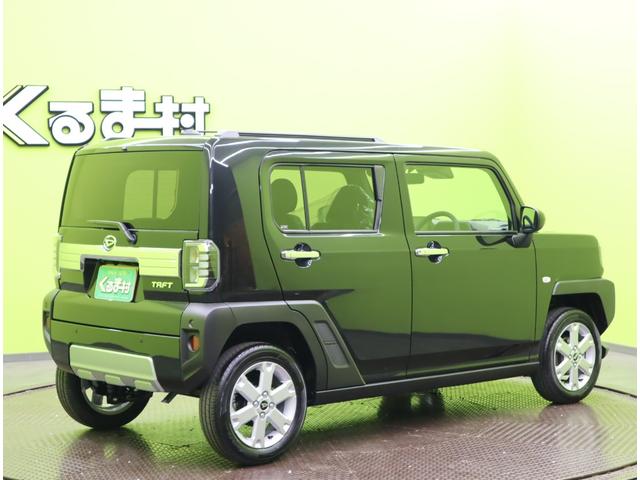 タフト Ｇ　クロムベンチャー／届出済未使用車／　９型Ｄオーディオ／Ｂカメラ／アダプティブクルコン／スマートアシスト／アイドリングＳ／スマートキー／オートＬＥＤ／スカイフィールトップ／ルーフレール／１５ＡＷ／ＣＶＴ（6枚目）