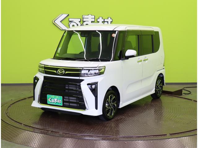 タント カスタムX/走行8200km/自社リースUP車両/ 9型Dオーディオ/Bカメラ/両側自動ドア/ハーフレザー/スマアシ/アイドリングS/スマートキー/ミラーウインカー/コーナーセンサー/オートLED/14AW/CVT(2枚目)