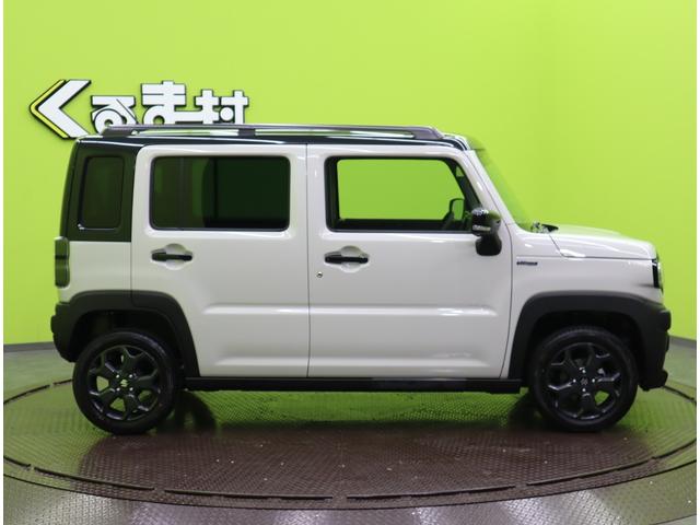 ハスラー タフワイルド/9型ナビ/2トーンルーフ/届出済未使用車/ 9型フルセグメモリーナビ/全方位モニター/デュアルカメラブーキ/アダプティブクルーズ/シートヒーター/スマートキー/アイドリングS/革巻ステア/パドルシフト/ルーフレール/LED/15AW/CVT(5枚目)