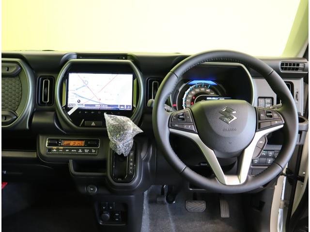 ハスラー タフワイルド/9型ナビ/2トーンルーフ/届出済未使用車/ 9型フルセグメモリーナビ/全方位モニター/デュアルカメラブーキ/アダプティブクルーズ/シートヒーター/スマートキー/アイドリングS/革巻ステア/パドルシフト/ルーフレール/LED/15AW/CVT(11枚目)