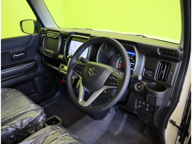 ハスラー タフワイルド/9型ナビ/2トーンルーフ/届出済未使用車/ 9型フルセグメモリーナビ/全方位モニター/デュアルカメラブーキ/アダプティブクルーズ/シートヒーター/スマートキー/アイドリングS/革巻ステア/パドルシフト/ルーフレール/LED/15AW/CVT(29枚目)