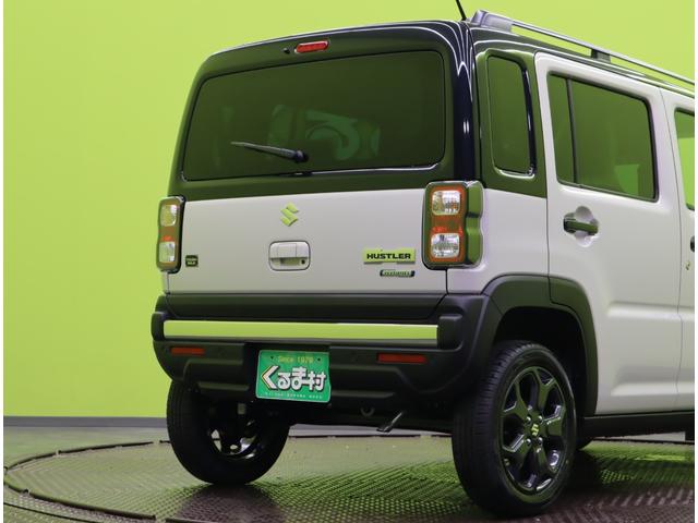 ハスラー タフワイルド/9型ナビ/2トーンルーフ/届出済未使用車/ 9型フルセグメモリーナビ/全方位モニター/デュアルカメラブーキ/アダプティブクルーズ/シートヒーター/スマートキー/アイドリングS/革巻ステア/パドルシフト/ルーフレール/LED/15AW/CVT(62枚目)