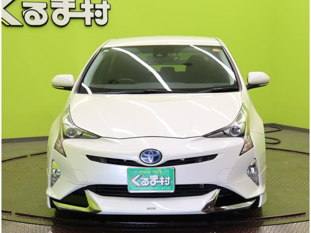 プリウス Sセーフティプラス/買取車/ 9型フルセグナビ/Bカメラ/レーダークルーズ/プリクラッシュ/LDA/AHB/スマートキー/ビルトインETC/ミラーウインカー/モデリスタエアロ/オートLED/社外17AW/CVT(3枚目)