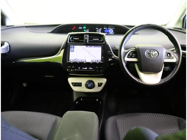 プリウス Sセーフティプラス/買取車/ 9型フルセグナビ/Bカメラ/レーダークルーズ/プリクラッシュ/LDA/AHB/スマートキー/ビルトインETC/ミラーウインカー/モデリスタエアロ/オートLED/社外17AW/CVT(10枚目)