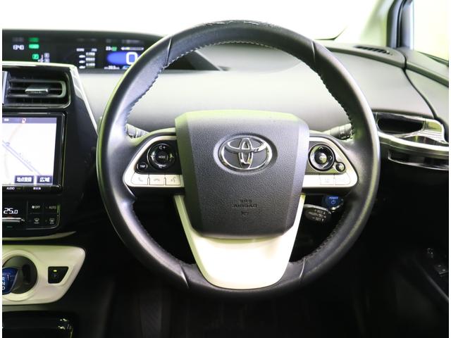 プリウス Sセーフティプラス/買取車/ 9型フルセグナビ/Bカメラ/レーダークルーズ/プリクラッシュ/LDA/AHB/スマートキー/ビルトインETC/ミラーウインカー/モデリスタエアロ/オートLED/社外17AW/CVT(19枚目)