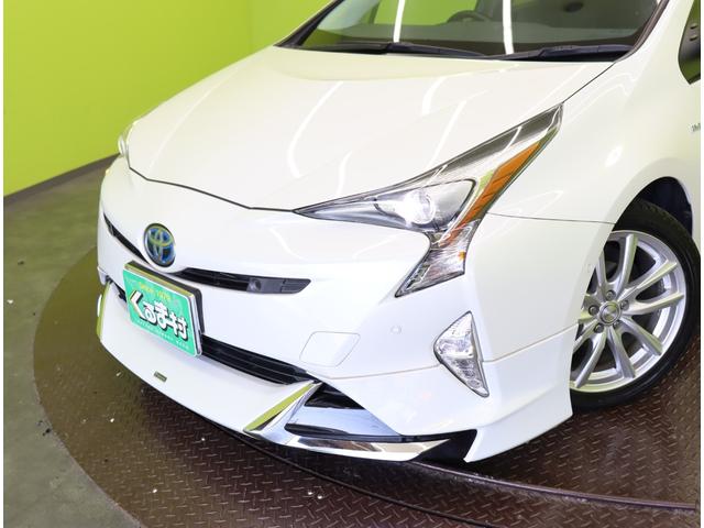 プリウス Sセーフティプラス/買取車/ 9型フルセグナビ/Bカメラ/レーダークルーズ/プリクラッシュ/LDA/AHB/スマートキー/ビルトインETC/ミラーウインカー/モデリスタエアロ/オートLED/社外17AW/CVT(54枚目)